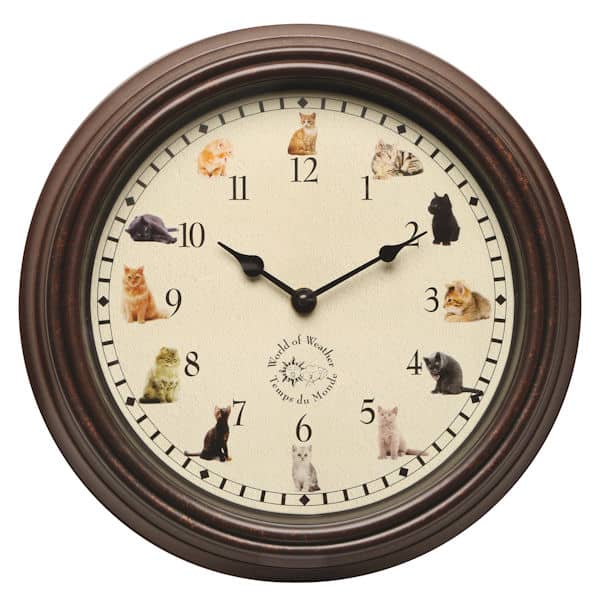 Cat Clock from www.signals.com