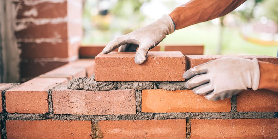 building a brick wall